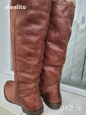 Естествена кожа дамски ботуши 40 номер, снимка 14 - Дамски ботуши - 48154975