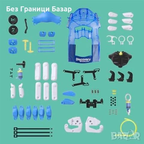 Нов Детски STEM комплект – Хидравлична Робо Ръка 87 части Конструктор, снимка 2 - Образователни игри - 51239451