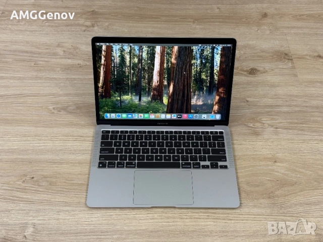 НОВ *16GB Ram*13,3' MacBook Air M1/100% Battery/16GB Ram/256GB, снимка 2 - Лаптопи за работа - 53178085