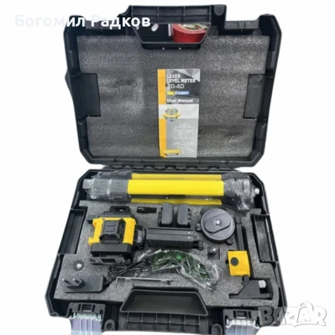 Самонивелиращ лазерен нивелир 4D с 16 линии., снимка 3 - Измервателни инструменти - 50537067