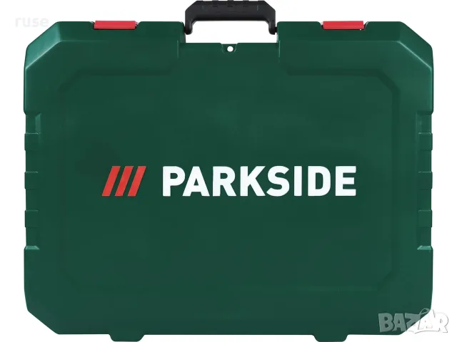 НОВ! Комплект инструменти Parkside – куфар с ръчни инструменти, гедоре, тресчотка, 123 части, снимка 2 - Куфари с инструменти - 55989307