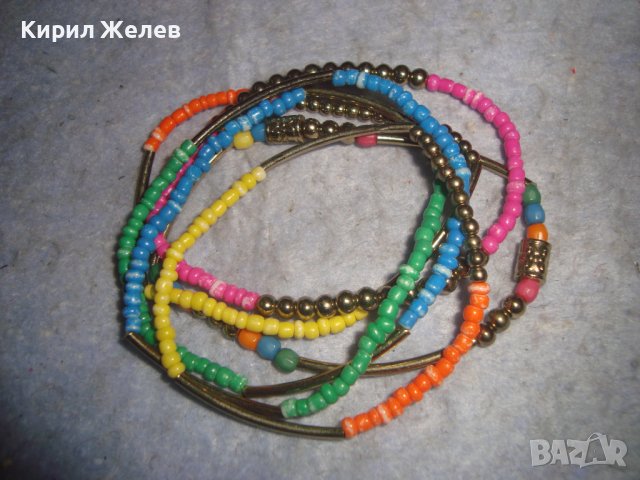 ШЕСТ КРАСИВИ НЕЖНИ ЛЕТНИ ГРИВНИЧКИ РАЗТЕГЛИВИ ХЕНД-МЕЙД 57381, снимка 5 - Гривни - 37031332