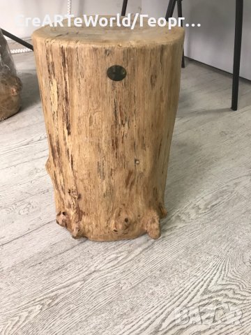 Помощна маса,пън, табуретка,нощно шкафче, снимка 4 - Маси - 26441831