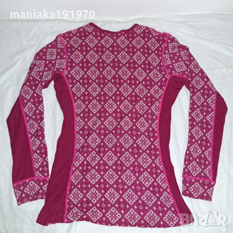РЕЗЕРВИРАНА Kari Traa (XL) дамска термо блуза мерино 100% Merino Wool, снимка 2 - Спортни екипи - 38517204