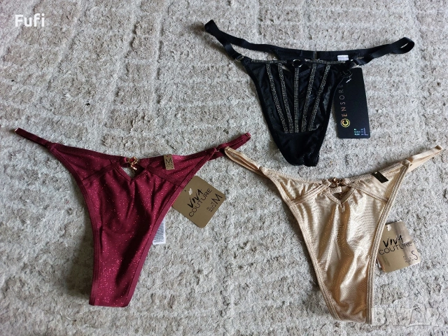 3 евро, нови прашки с етикет, С, М, Л , марка Censored 