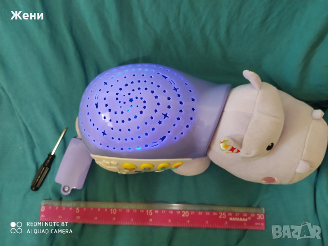 Бебешка музикална играчка прожектор Hippo Dodo VTech, снимка 6 - Музикални играчки - 44580264