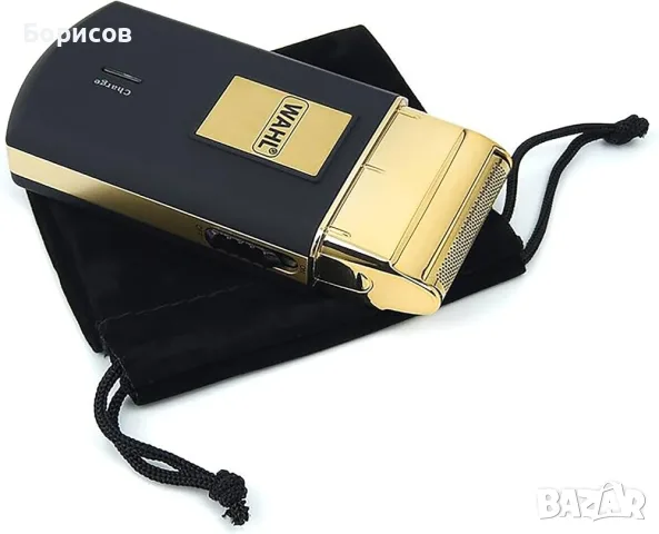 КОМПАКТНА ЕЛЕКТРИЧЕСКА САМОБРЪСНАЧКА Wahl Travel Shaver Gold Edition, снимка 7 - Електрически самобръсначки - 55851520