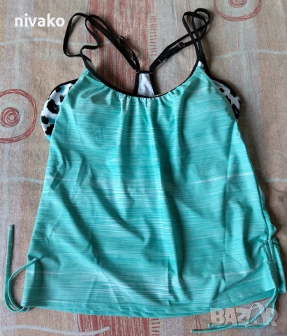 Продавам нов дамски бански костюм Tankini от две части, размер XXL, снимка 6 - Бански костюми - 51201955