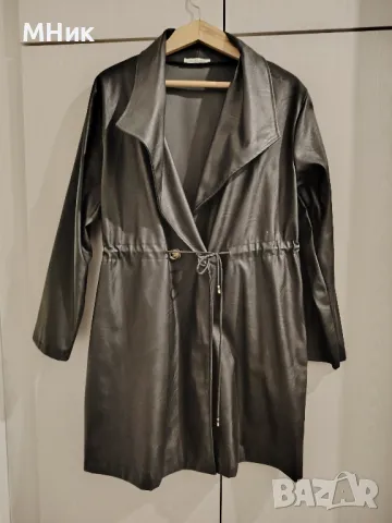 Дамско манто от еко кожа, снимка 3 - Палта, манта - 47854856