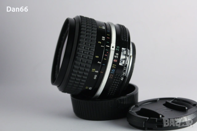 Nikkor f/3,5 28mm обектив за Nikon F апарати, снимка 4 - Фотоапарати - 53925139