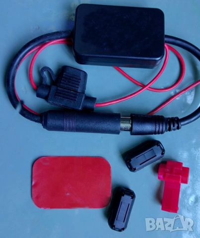 FM радио усилвател на сигнал, усилвател на антената за радиото на кола, автомобил, плеър, мултимедия, снимка 4 - Аксесоари и консумативи - 52420788