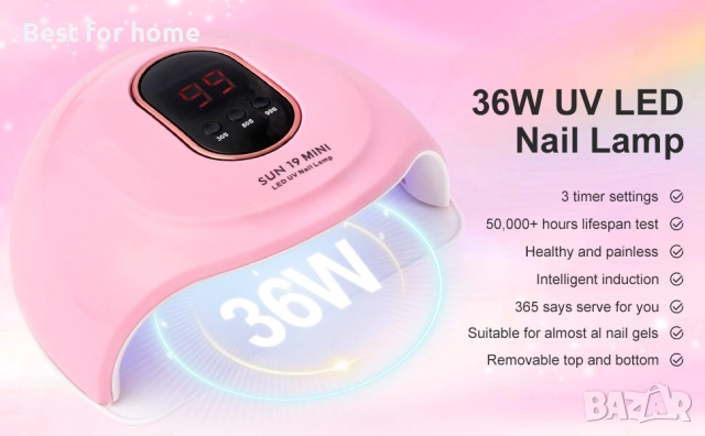 Голям комплект за нокти Major Dijit с лампа за нокти и пила, снимка 12 - Козметични уреди - 52953551