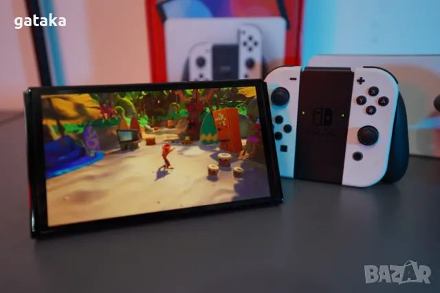 Nintendo Switch OLED с чип - 256GB и 32 игри, снимка 4 - Игри за Nintendo - 48339825