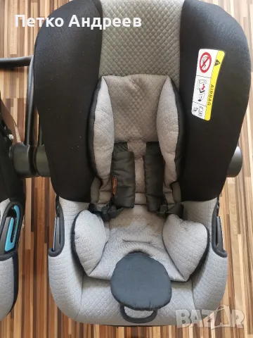 4 бр. Mountain Buggy – 2 кошници за кола Protect 0-13 кг + 2 коша Plus за новородено, снимка 8 - Стоки за близнаци - 55792451