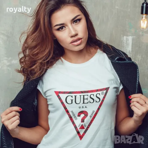 Guess дамски тениски Различни дизайни , снимка 10 - Тениски - 49658182