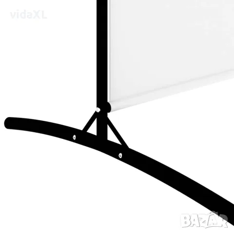 vidaXL Параван за стая, бял, 5 панела, 433x180 см, плат, снимка 6 - Паравани - 56147217
