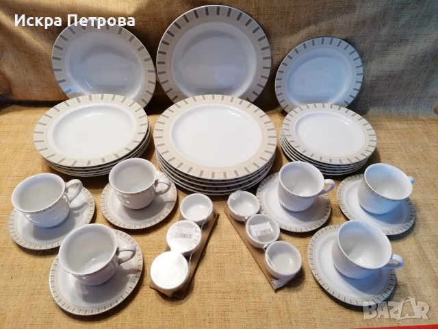 Порцеланов сервиз Утрин Румъния, снимка 2 - Сервизи - 37666846