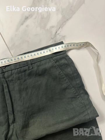 Ленени мъжки къси панталони Zara размерът е 31, снимка 5 - Къси панталони - 55753978