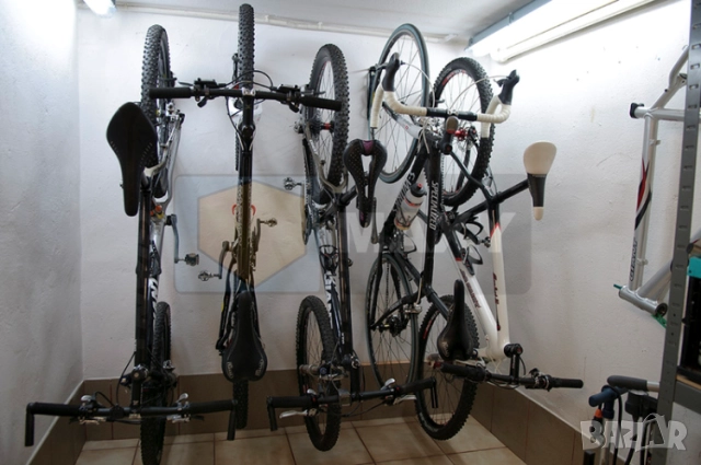 Стойка за колело за стена / Вертикална стойка за колело / Стойка за велосипед, снимка 5 - Аксесоари за велосипеди - 52563277