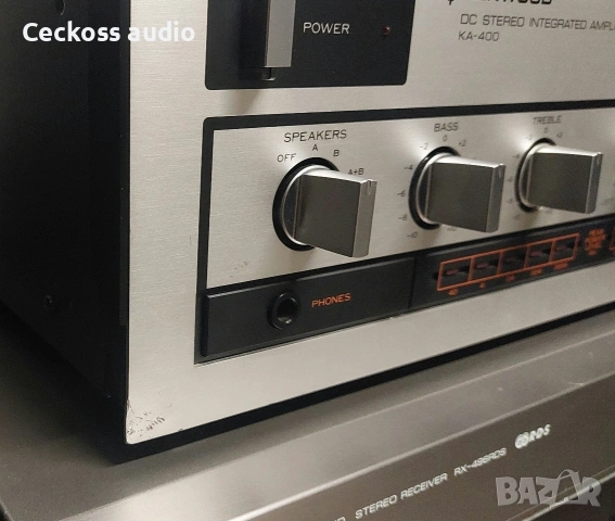 Стерео усилвател KENWOOD KA-400 , снимка 3 - Ресийвъри, усилватели, смесителни пултове - 53916614