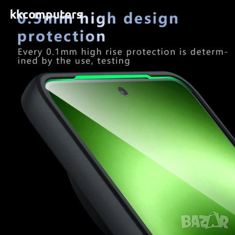 Магнитен калъф за vivo X300 Ultra 5G с 360° въртяща се стойка – Прозрачен черен, снимка 7 - Калъфи, кейсове - 54327080