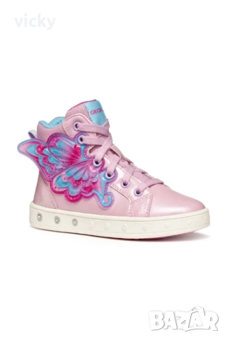 Детски блестящи и светещи маратонки Geox SKYLIN, размер 28