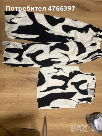 Елегантен комплект с черни мотиви