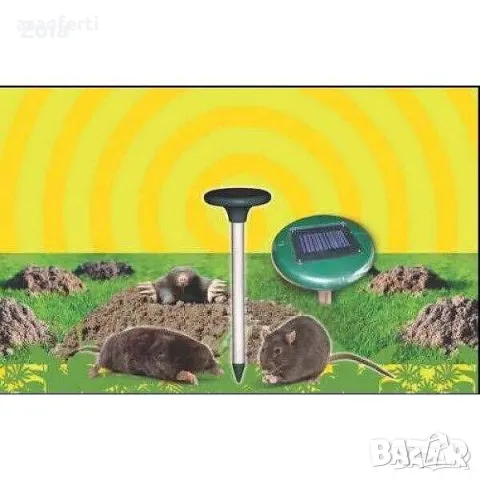 Соларен уред Solar Kreton, Срещу къртици и гризачи, сляпо куче, до 700 кв.м.