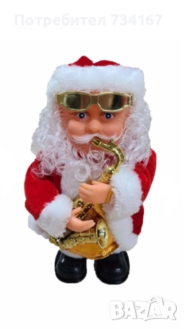 Коледна украса Танцуващ Дядо Коледа SD23, снимка 2 - Коледни подаръци - 51881752