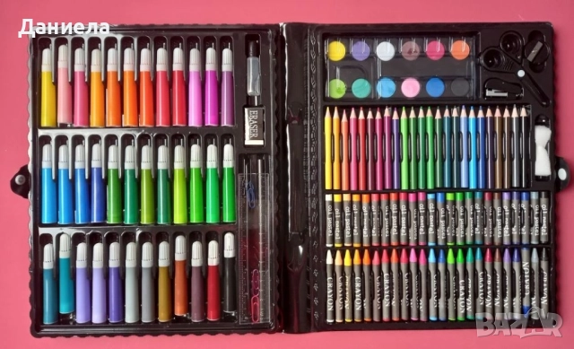 Комплект за рисуване от 150 части, снимка 4 - Ученически пособия, канцеларски материали - 52014894