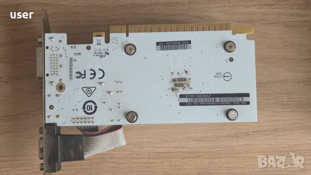Видеокарта MSI GeForce GT 730 2GB DDR3 N730K-2GD3H/LP, снимка 2 - Видеокарти - 56104541