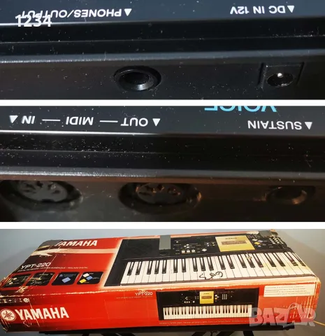 синтезатор клавир YAMAHA YPT-220 пиано с 5 октави в отлично състояние, снимка 9 - Синтезатори - 56055809