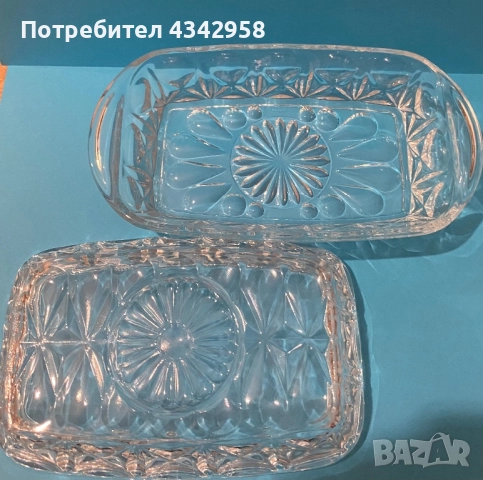 Henkel.France. Съд за масло. Кристал., снимка 7 - Кутии за храна - 52513167