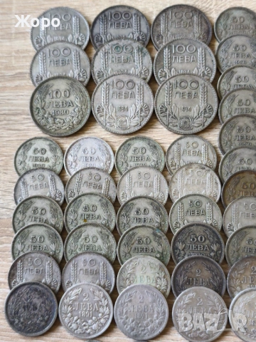 *МЕГА ЛОТ* 160 броя сребърни монети Царство България , снимка 2 - Нумизматика и бонистика - 54009991