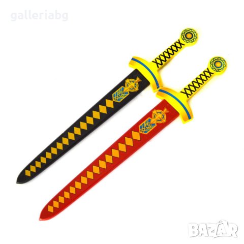 Дървен рицарски меч играчка