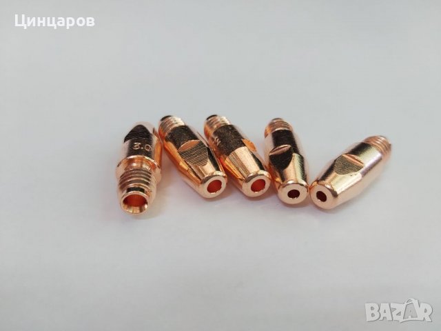 Контактна,токова дюза телоподаващ МИГ-МАГ,М8x30 за тел 2 или 3мм.