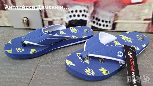 Английски мъжки джапанки-URBAN BEACH , снимка 4 - Джапанки - 40857592