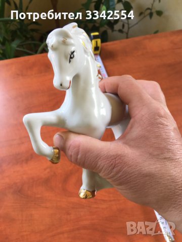 ПОРЦЕЛАН ФИГУРА СТАТУЕТКА ПОЗЛАТА, снимка 4 - Други ценни предмети - 37265013