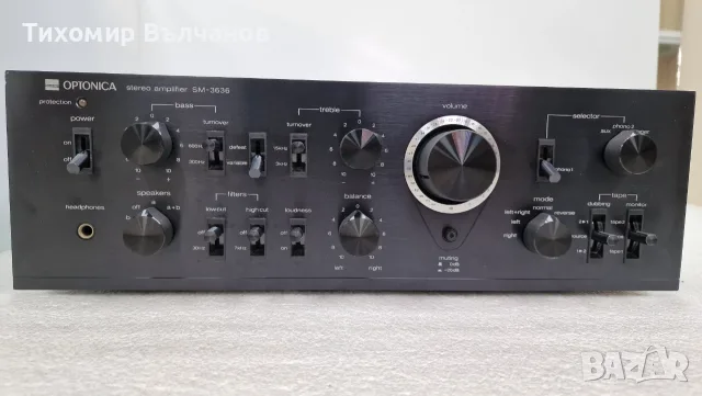  Усилвател Sharp Optonica SM-3636B , снимка 3 - Ресийвъри, усилватели, смесителни пултове - 51091139