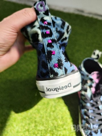 Desigual beta Leopard sneakers леопардови кецове, 39 номер, снимка 2 - Кецове - 40597012