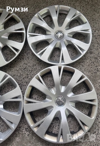 Тасове за пежо 15 цола оригинални, снимка 3 - Аксесоари и консумативи - 54266779