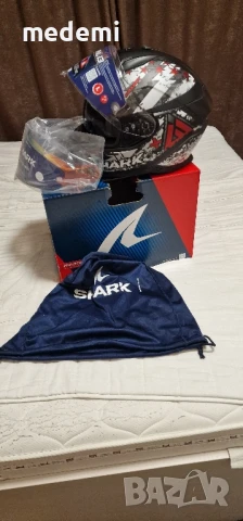 Shark Skwal i3 Hellcat Mat НОВА размер L, снимка 4 - Аксесоари и консумативи - 51392742