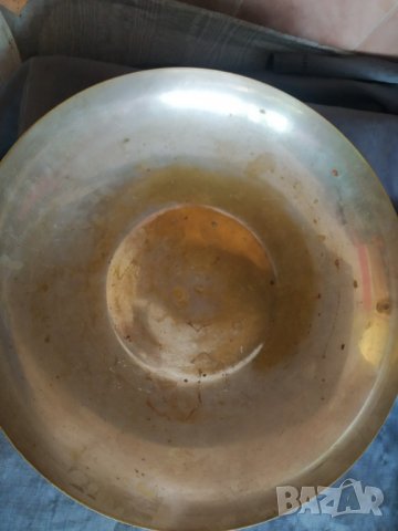 посребрена месингова фруктиера,купа, снимка 3 - Антикварни и старинни предмети - 36630789