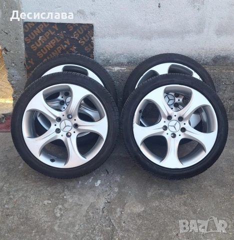 5х112 18 цола  оригинални джанти за Mercedes с летни гуми, снимка 3 - Гуми и джанти - 53930727
