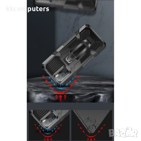 Huawei P40 Pro TPU Hybrid with Kickstand Удароустойчив Калъф и Протектор, снимка 5 - Калъфи, кейсове - 51860646