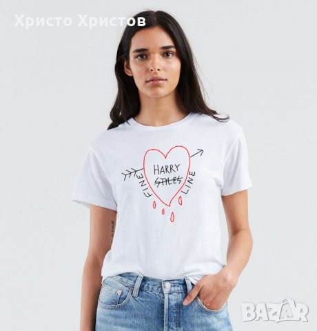 Тениски Harry Styles принт, модели и размери , снимка 2 - Тениски - 31398993