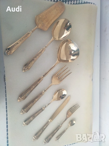 Италиaнски Vintage сервиз от посребрени прибори Silver Plated Made in Italy Продавам изключително ел, снимка 7 - Прибори за хранене, готвене и сервиране - 53901321