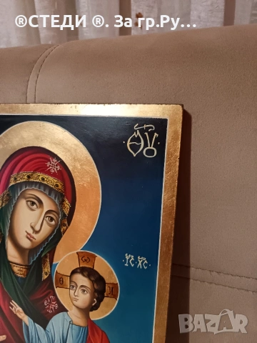 Икона на Света Богородица с Младенеца, снимка 3 - Икони - 53214554