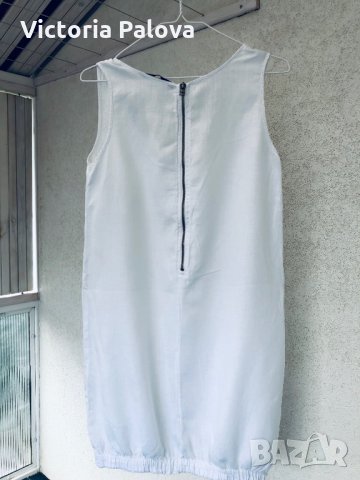 Рокля-балон,дишащ лен,S, снимка 4 - Рокли - 29395521