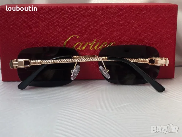 Cartier Mъжки Дамски слънчеви очила овални елипса 4 цвята, снимка 11 - Слънчеви и диоптрични очила - 49785711